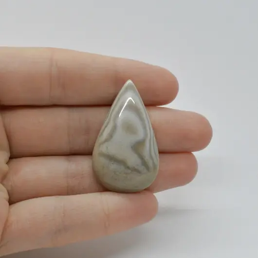 Cabochon Flint Polisat 36x21x7mm C86