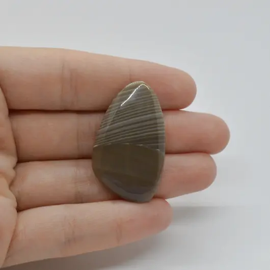 Cabochon Flint Polisat 37x22x6mm C58