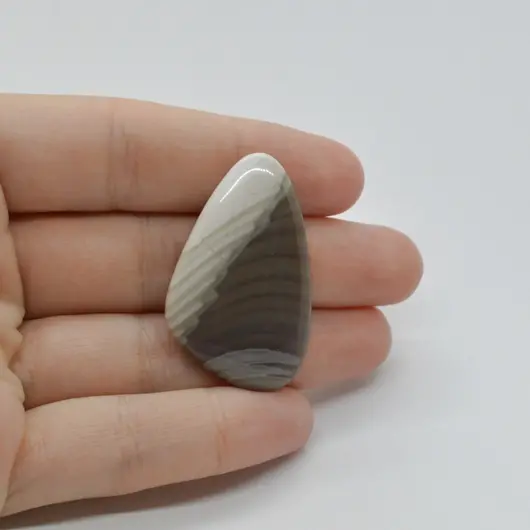 Cabochon Flint Polisat 38x24x5mm C48