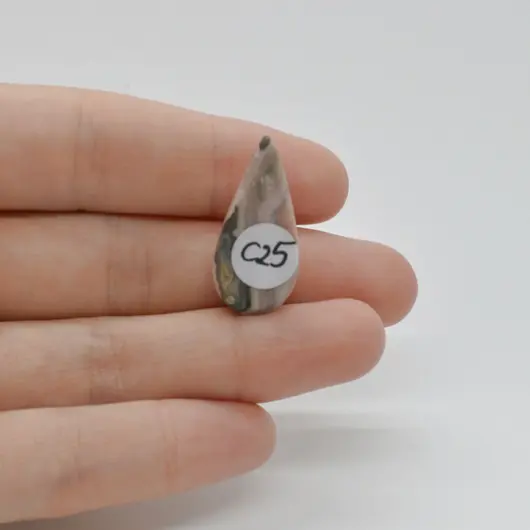 Cabochon Rodocrozit 27x13x6mm C25, imagine 2