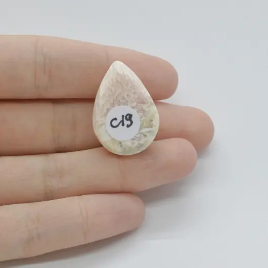 Cabochon Scolecit 27x20x9mm C19, imagine 2