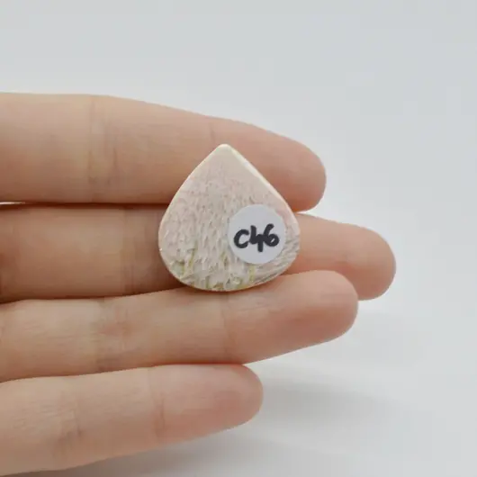 Cabochon Scolecit A+ 25x24x6mm C46, imagine 2