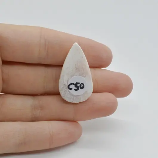 Cabochon Scolecit A+ 30x17x6mm C50, imagine 2