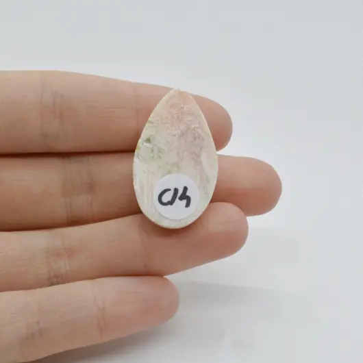 Cabochon Scolecit A+ 30x18x8mm C14, imagine 2