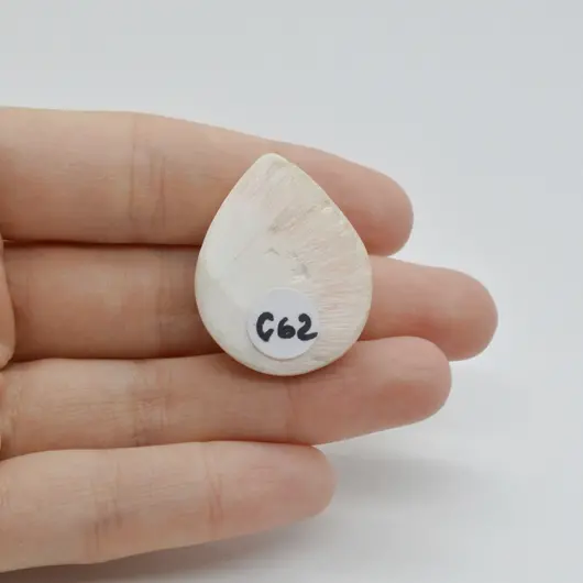 Cabochon Scolecit A+ 31x24x7mm C62, imagine 2