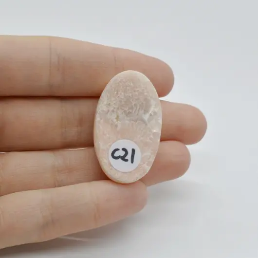 Cabochon Scolecit A+ 35x21x8mm C21, imagine 2