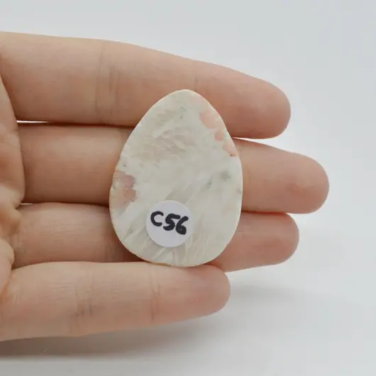 Cabochon Scolecit A+ 38x28x5mm C56, imagine 2