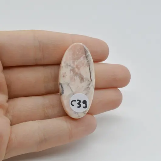 Cabochon Scolecit A+ 39x19x10mm C39, imagine 2