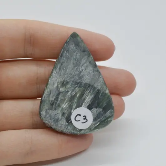 Cabochon Serafinit 48x35x6mm C3, imagine 2