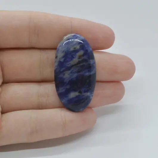 Cabochon Sodalit 39x21x6mm C78