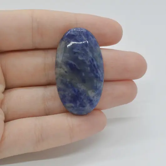 Cabochon Sodalit 40x23x7mm C18