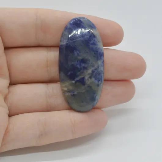 Cabochon Sodalit 46x22x7mm C7