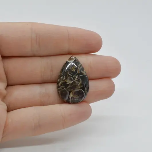 Cabochon Agat Turitela 27x18x6mm C50