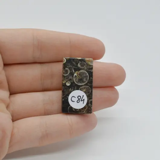 Cabochon Agat Turitela 30x17x6mm C84, imagine 2