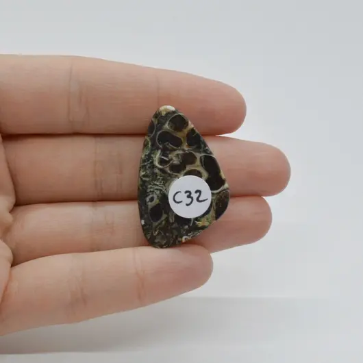 Cabochon Agat Turitela 30x22x6mm C32, imagine 2