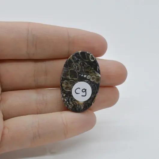 Cabochon Agat Turitela 31x20x6mm C9, imagine 2