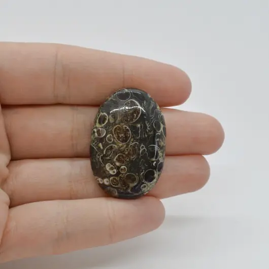 Cabochon Agat Turitela 34x23x6mm C23