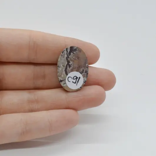 Cabochon Sonora Dendritic 26x18x6mm C91, imagine 2