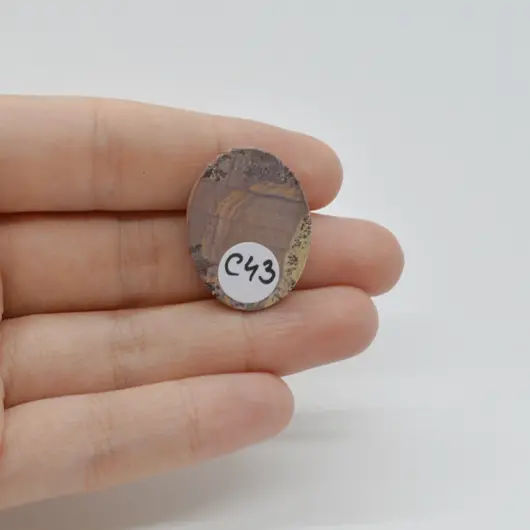 Cabochon Sonora Dendritic 27x21x5mm C43, imagine 2