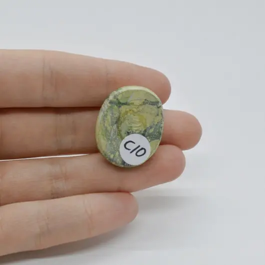 Cabochon Turcoaz Tibetan 26x22x9mm C10, imagine 2