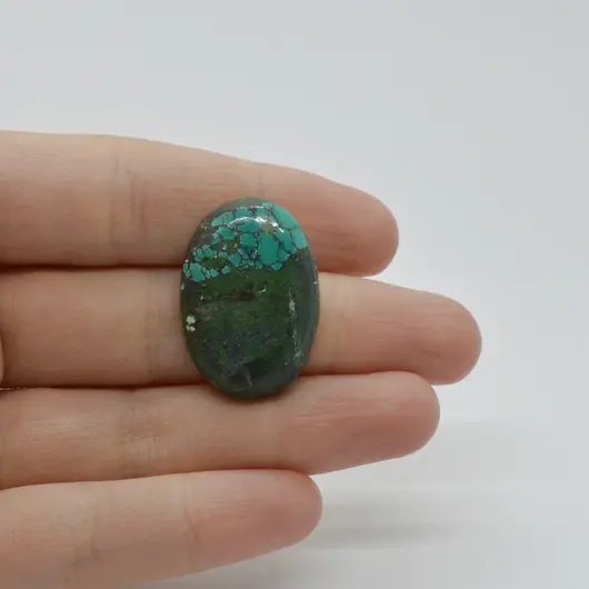 Cabochon Turcoaz Tibetan 28x20x6mm C54