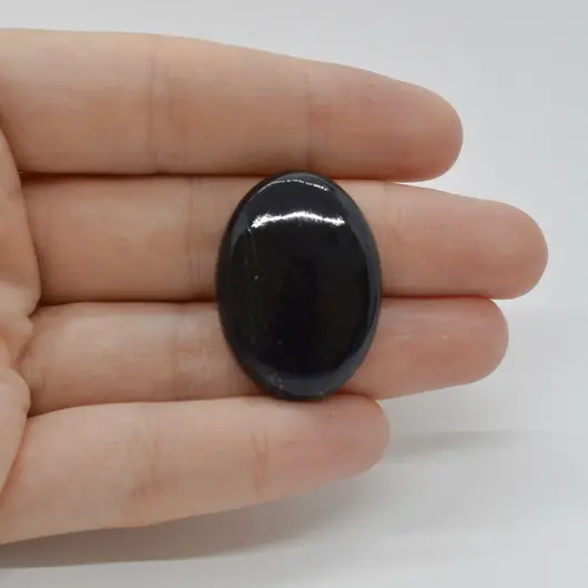 Cabochon Turmalina Negra 30x22x6mm C16
