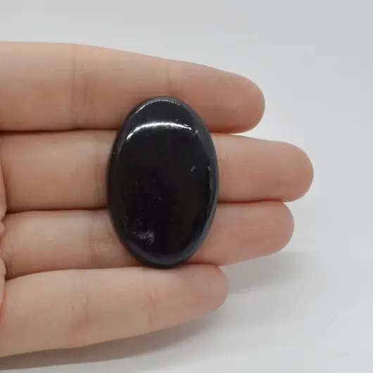 Cabochon Turmalina Negra 36x24x6mm C23