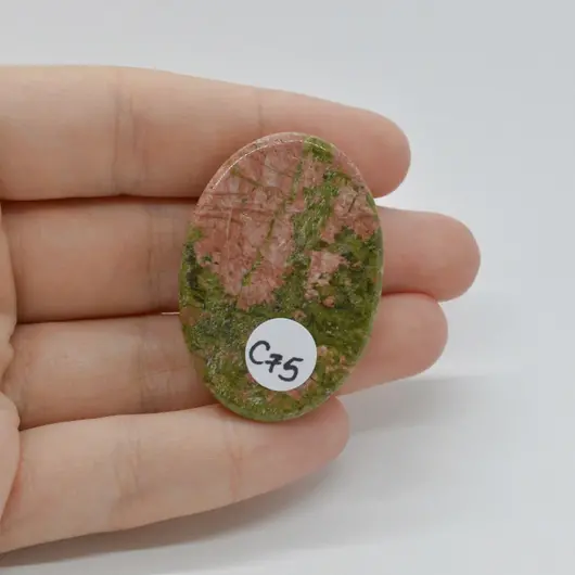 Cabochon Unakit 40x28x6mm C75, imagine 2