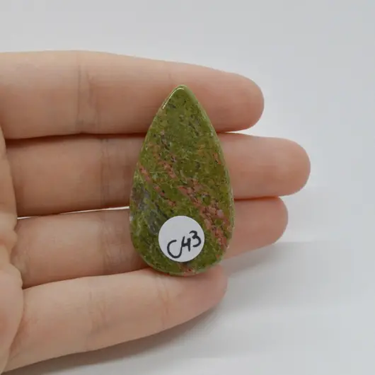 Cabochon Unakit 42x23x6mm C43, imagine 2