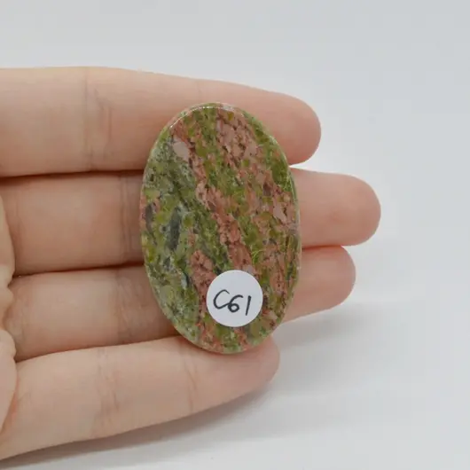Cabochon Unakit 44x28x6mm C61, imagine 2