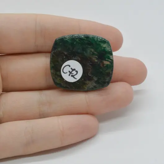 Cabochon Aventurin 29x26x6mm C72, imagine 2