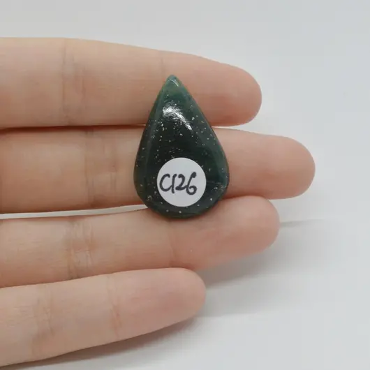 Cabochon Aventurin 30x20x6mm C126