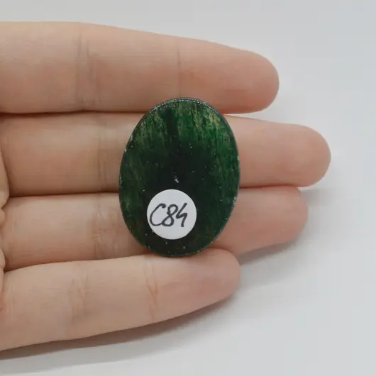 Cabochon Aventurin 32x24x6mm C84, imagine 2