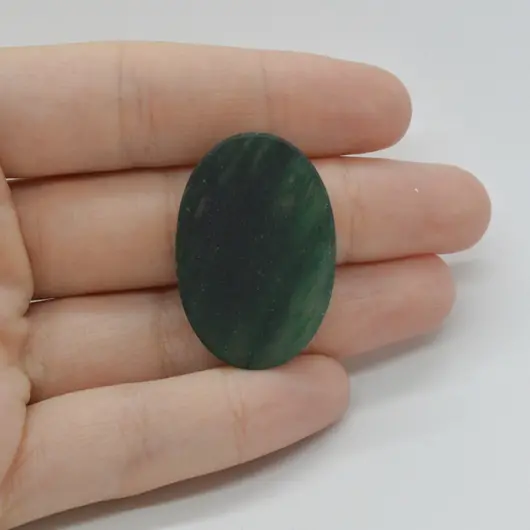 Cabochon Aventurin 34x23x6mm C58, imagine 2