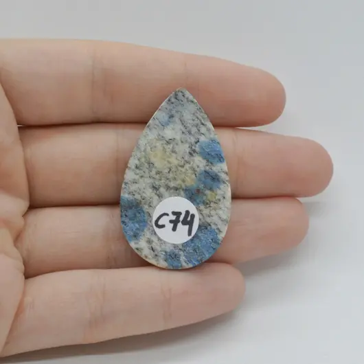 Cabochon K2 40x24x5mm C74, imagine 2