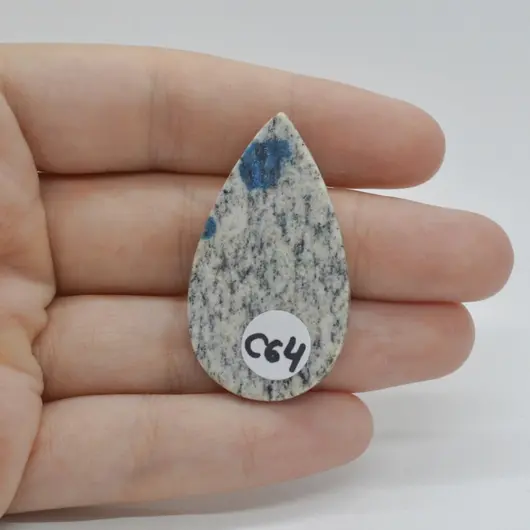 Cabochon K2 41x23x4mm C64, imagine 2