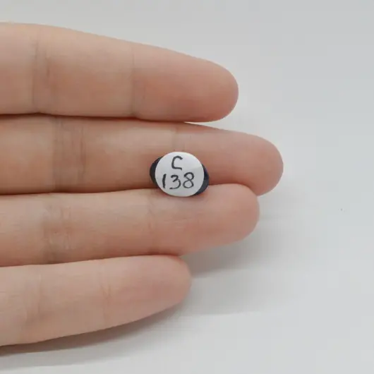 Cabochon Kianit 12x8x5mm C138, imagine 2