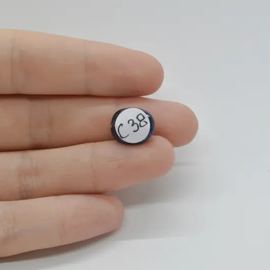 Cabochon Kianit 13x10x7mm C38, imagine 2
