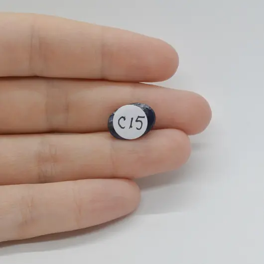 Cabochon Kianit 14x10x3mm C15, imagine 2