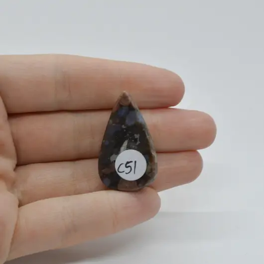 Cabochon Que Sera 32x19x8mm C51, imagine 2
