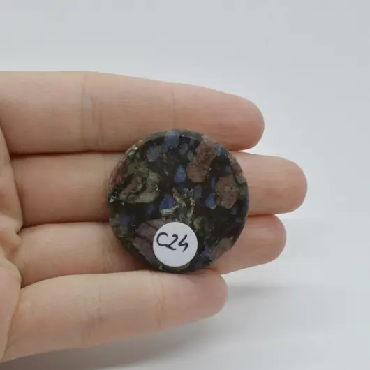 Cabochon Que Sera 32x32x6mm C24, imagine 3