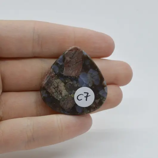 Cabochon Que Sera 34x33x6mm C7, imagine 2
