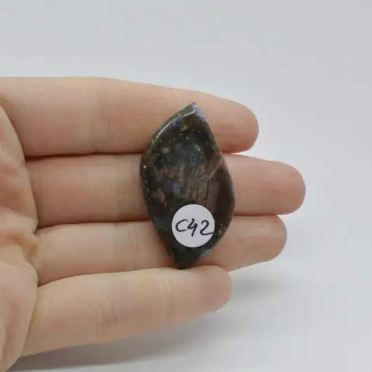 Cabochon Que Sera 40x21x7mm C42, imagine 2