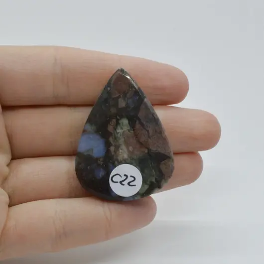 Cabochon Que Sera 41x31x7mm C22, imagine 2