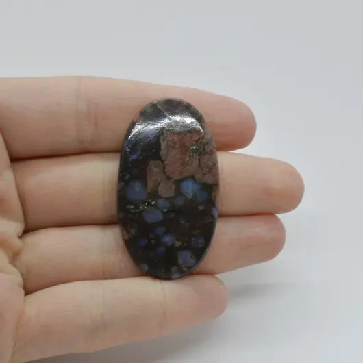 Cabochon Que Sera 42x24x5mm C20