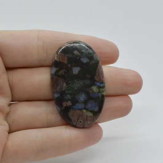 Cabochon Que Sera 44x27x5mm C29