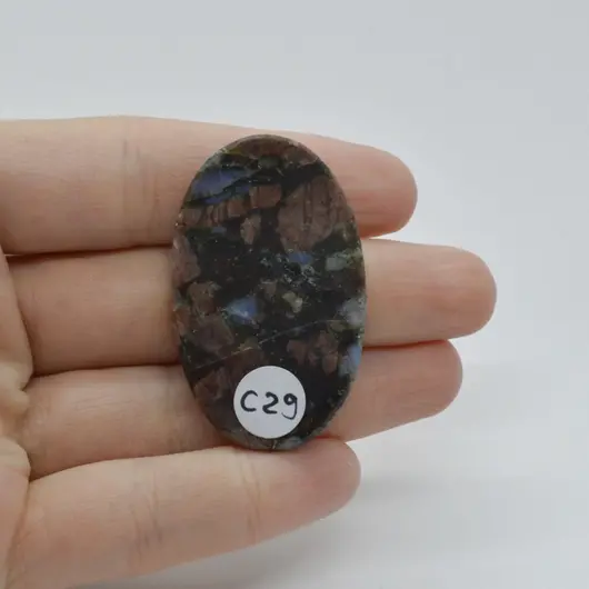 Cabochon Que Sera 44x27x5mm C29, imagine 3