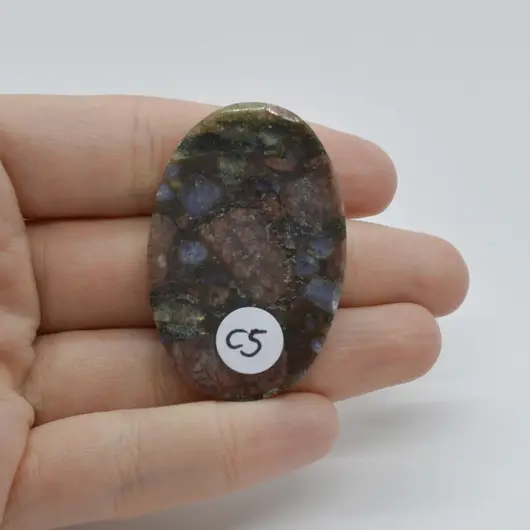 Cabochon Que Sera 45x29x5mm C5, imagine 2
