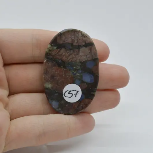 Cabochon Que Sera 46x29x6mm C57, imagine 2