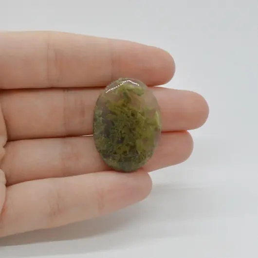Cabochon Agat Moss Indonezia 31x22x5mm C89